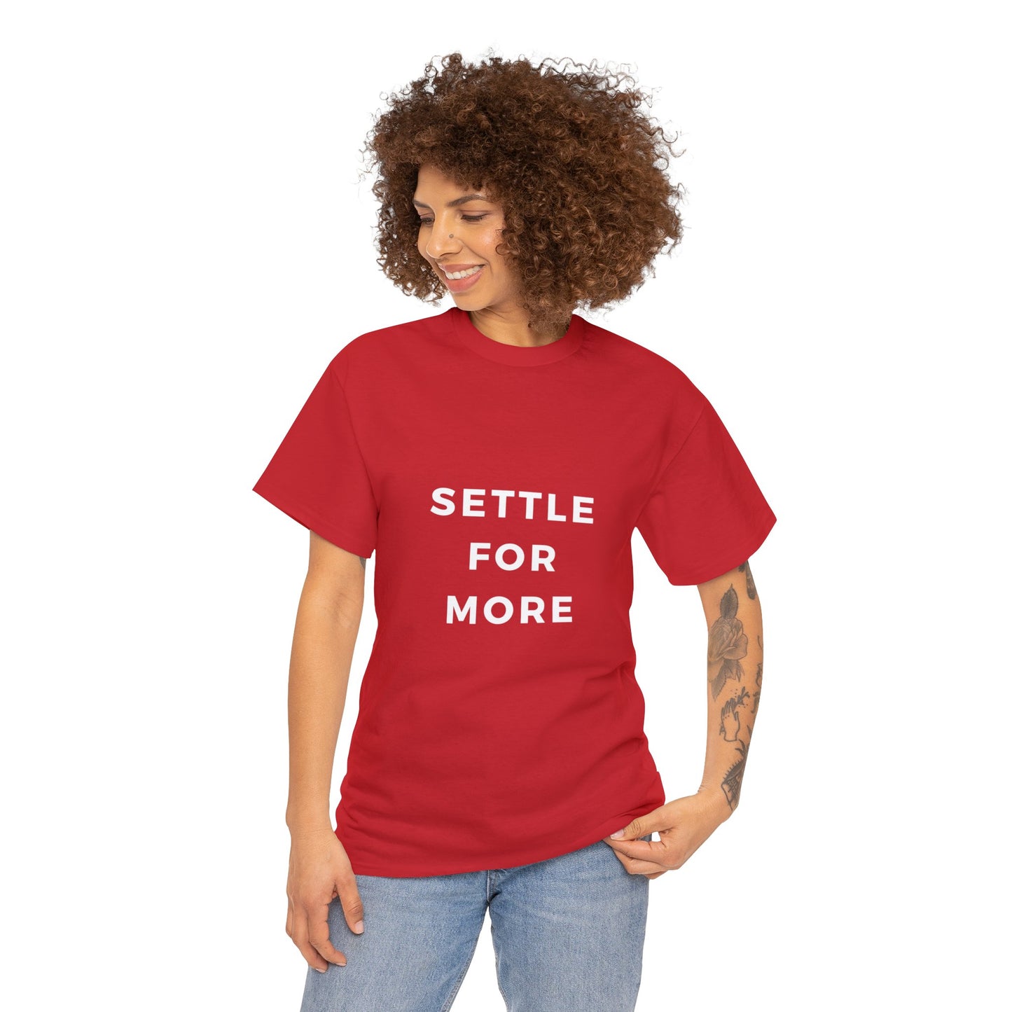 Settle for more Unisex Heavy Cotton Tee