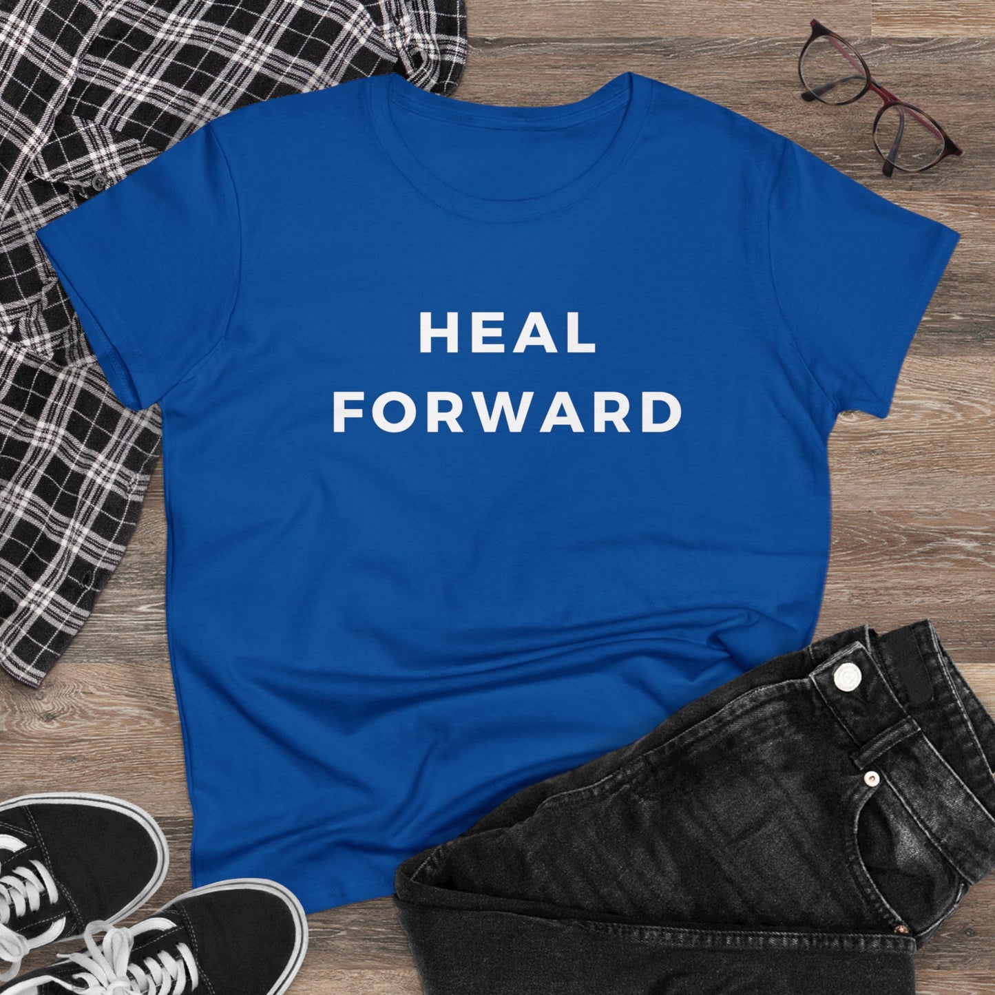 Heal forward Tee Women's Heavy Cotton Tee