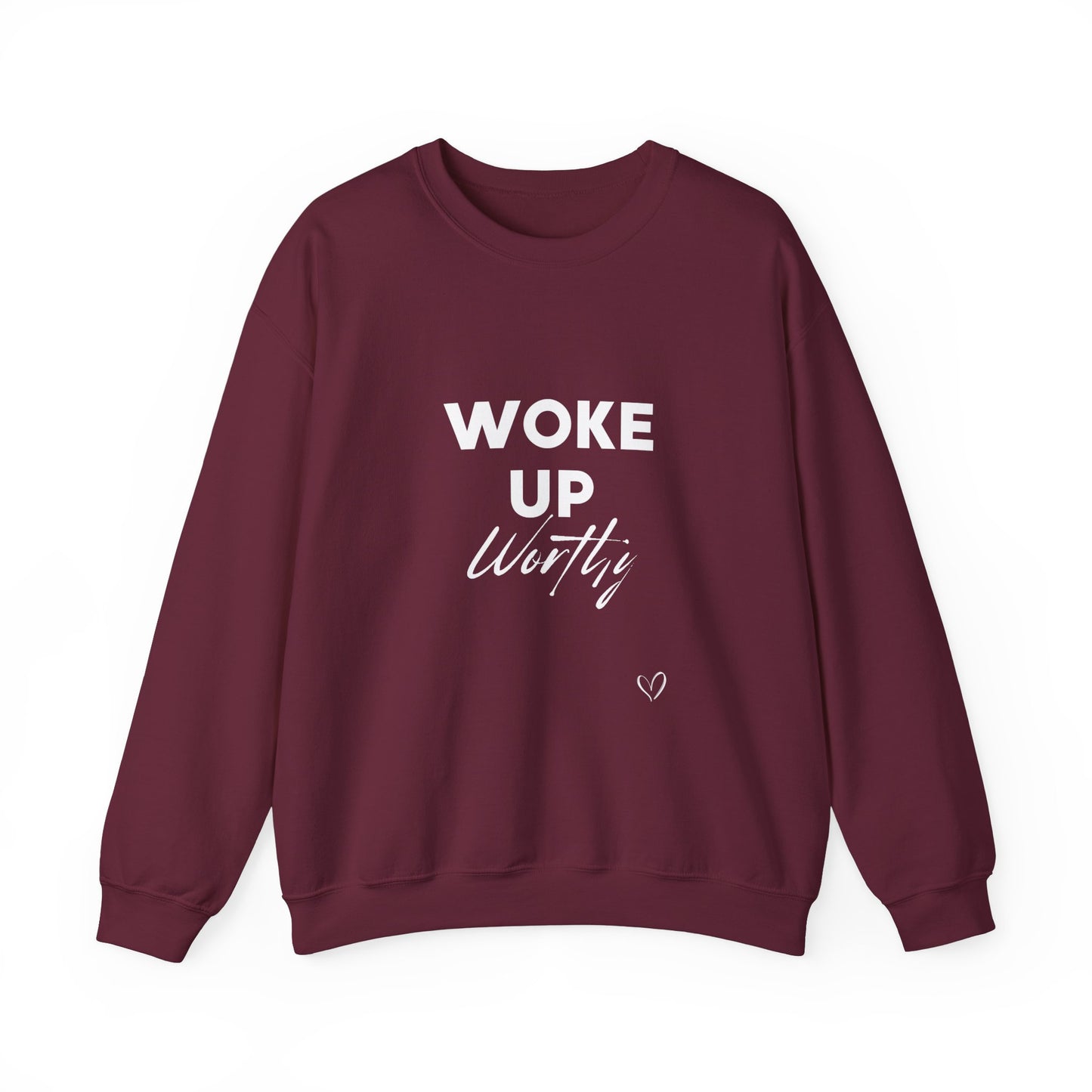 Woke up Worthy Unisex Heavy Blend™ Crewneck Sweatshirt