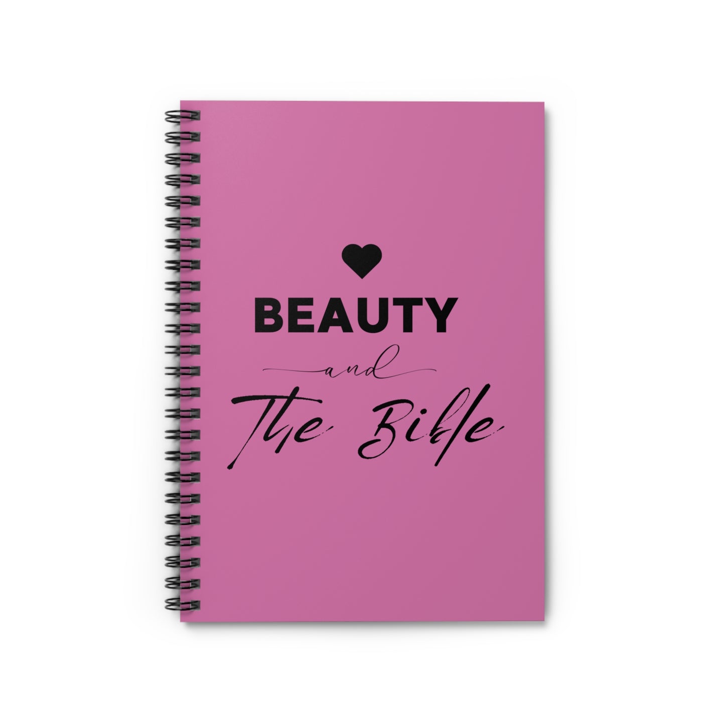 Beauty and the Bible Spiral Notebook - Ruled Line