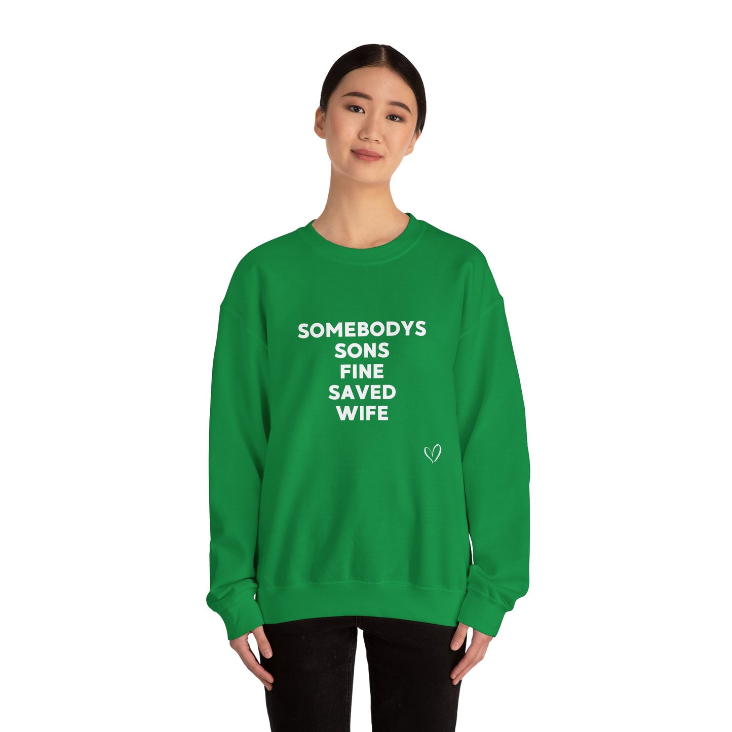 Saved Wife Unisex Heavy Blend™ Crewneck Sweatshirt