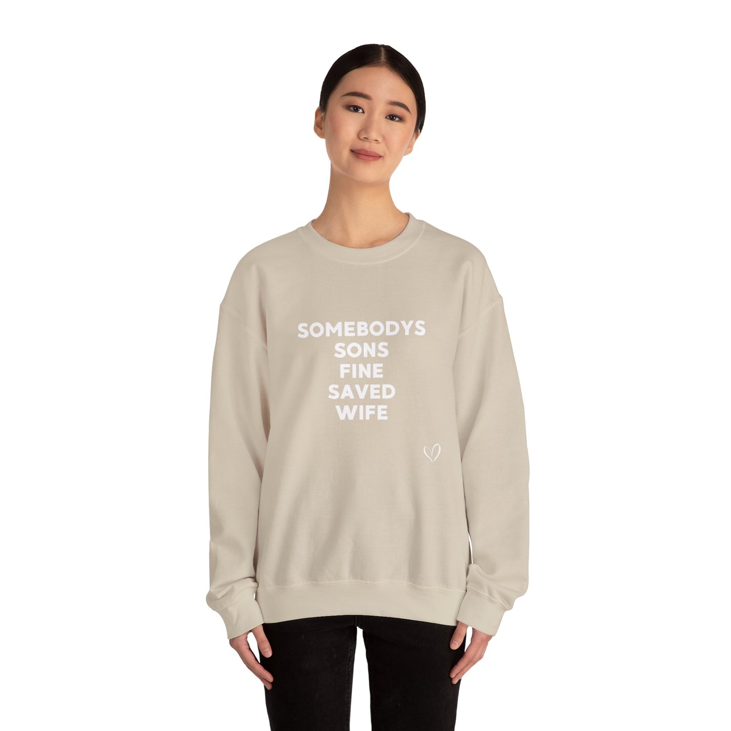 Saved Wife Unisex Heavy Blend™ Crewneck Sweatshirt