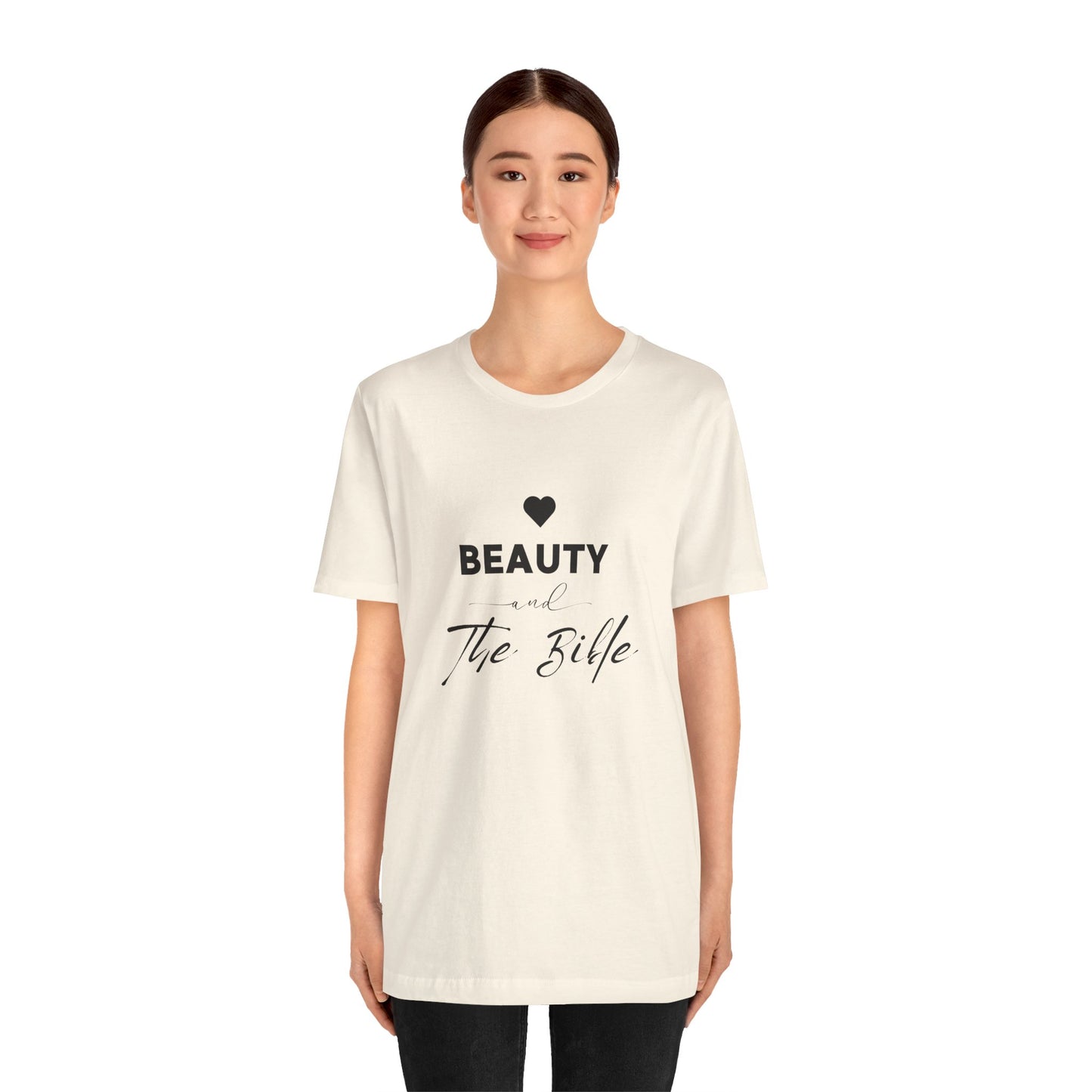 Beauty and the Bible Unisex Jersey Short Sleeve Tee