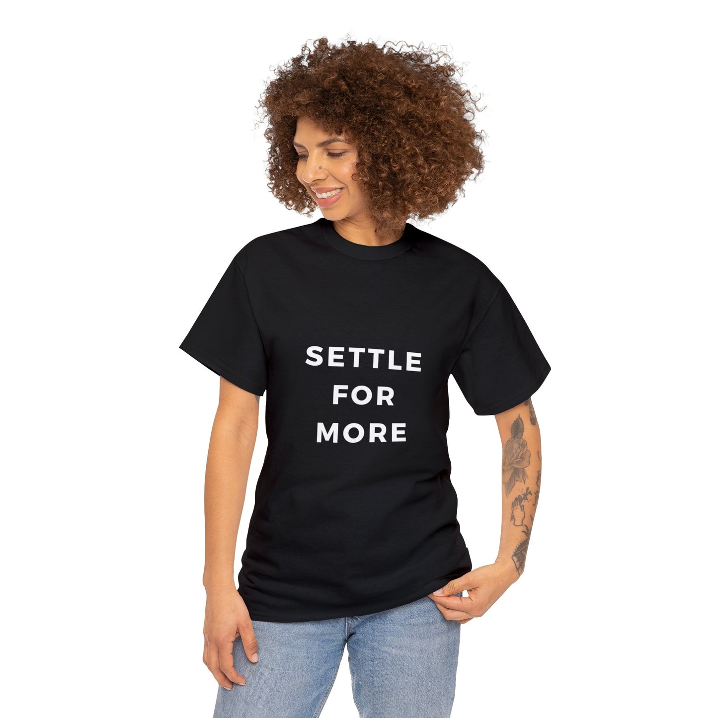 Settle for more Unisex Heavy Cotton Tee