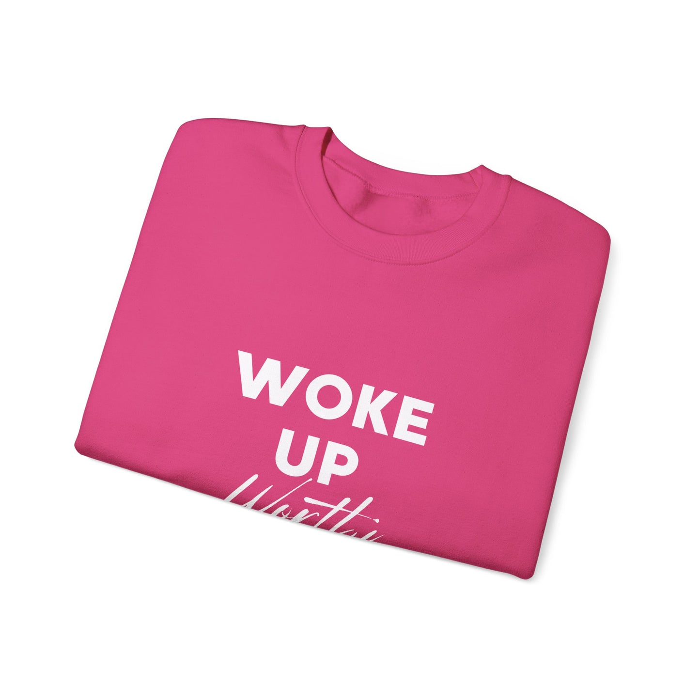 Woke up Worthy Unisex Heavy Blend™ Crewneck Sweatshirt