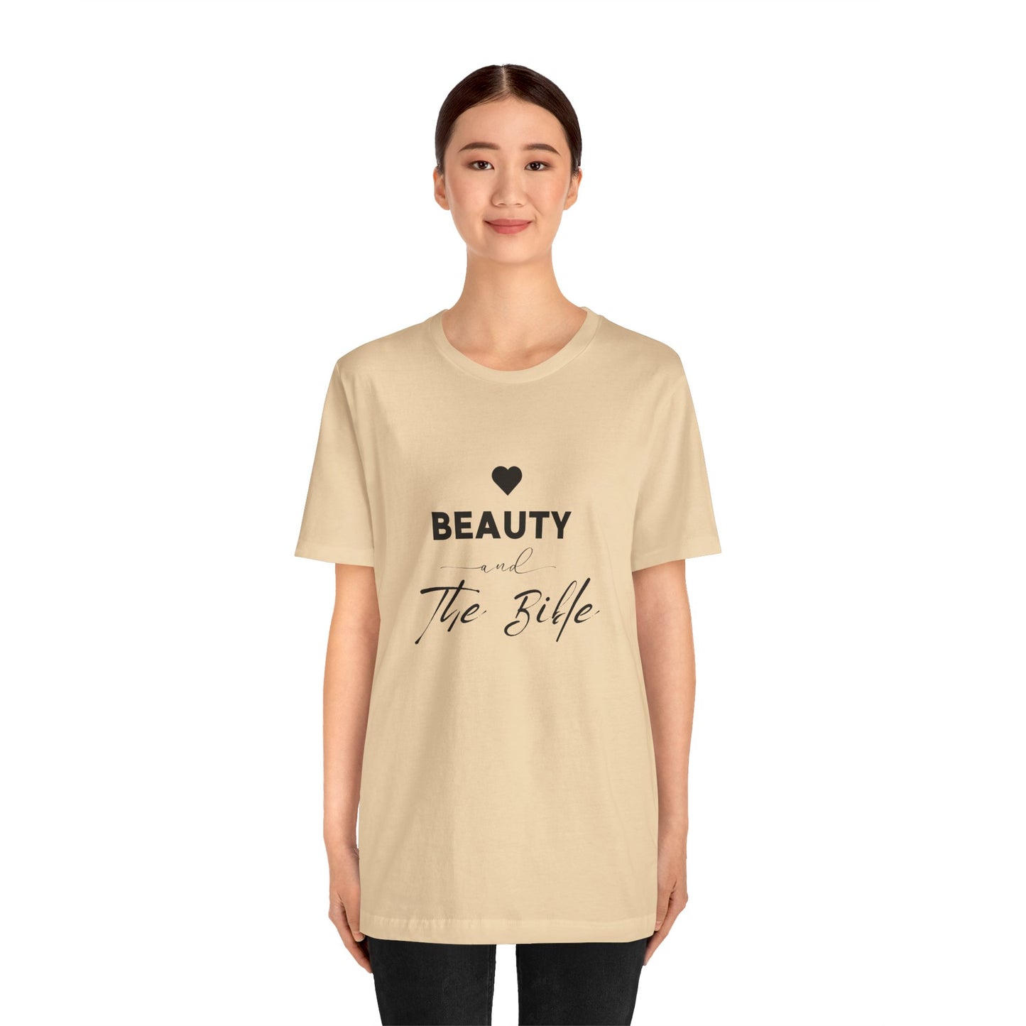 Beauty and the Bible Unisex Jersey Short Sleeve Tee