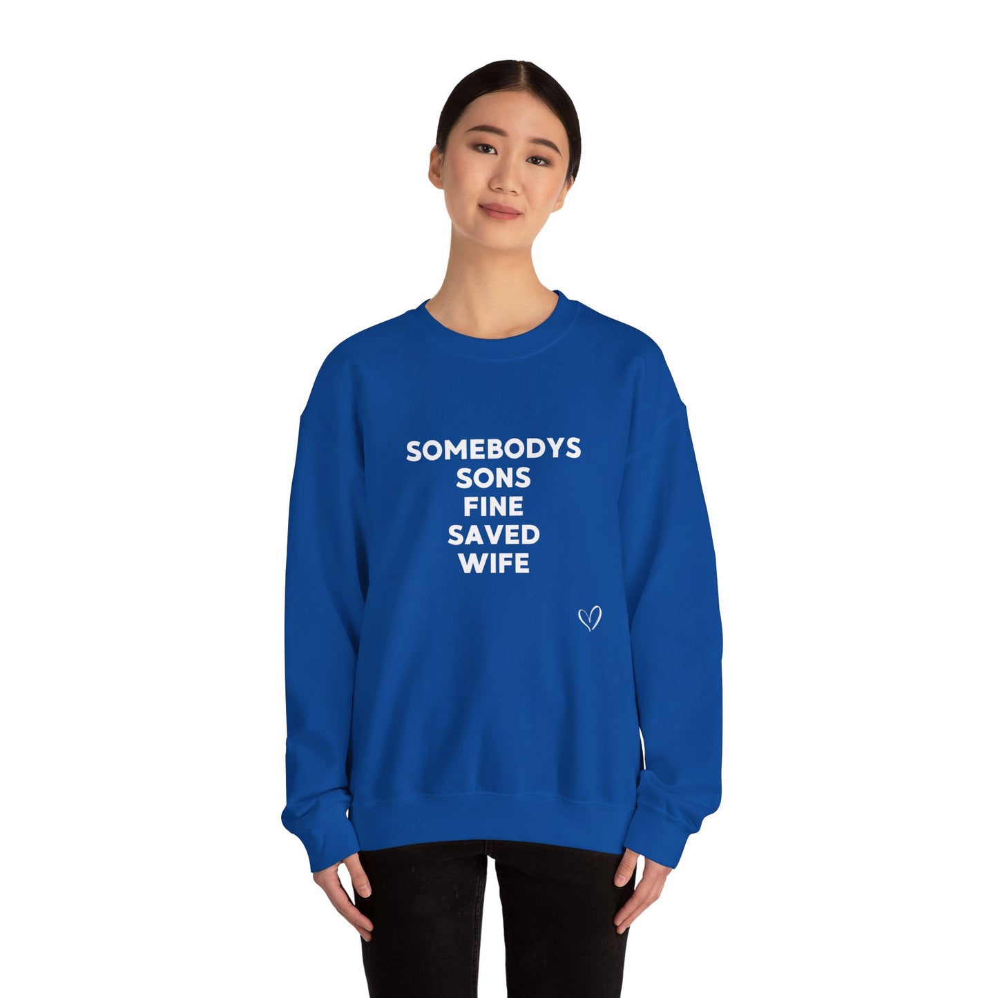 Saved Wife Unisex Heavy Blend™ Crewneck Sweatshirt