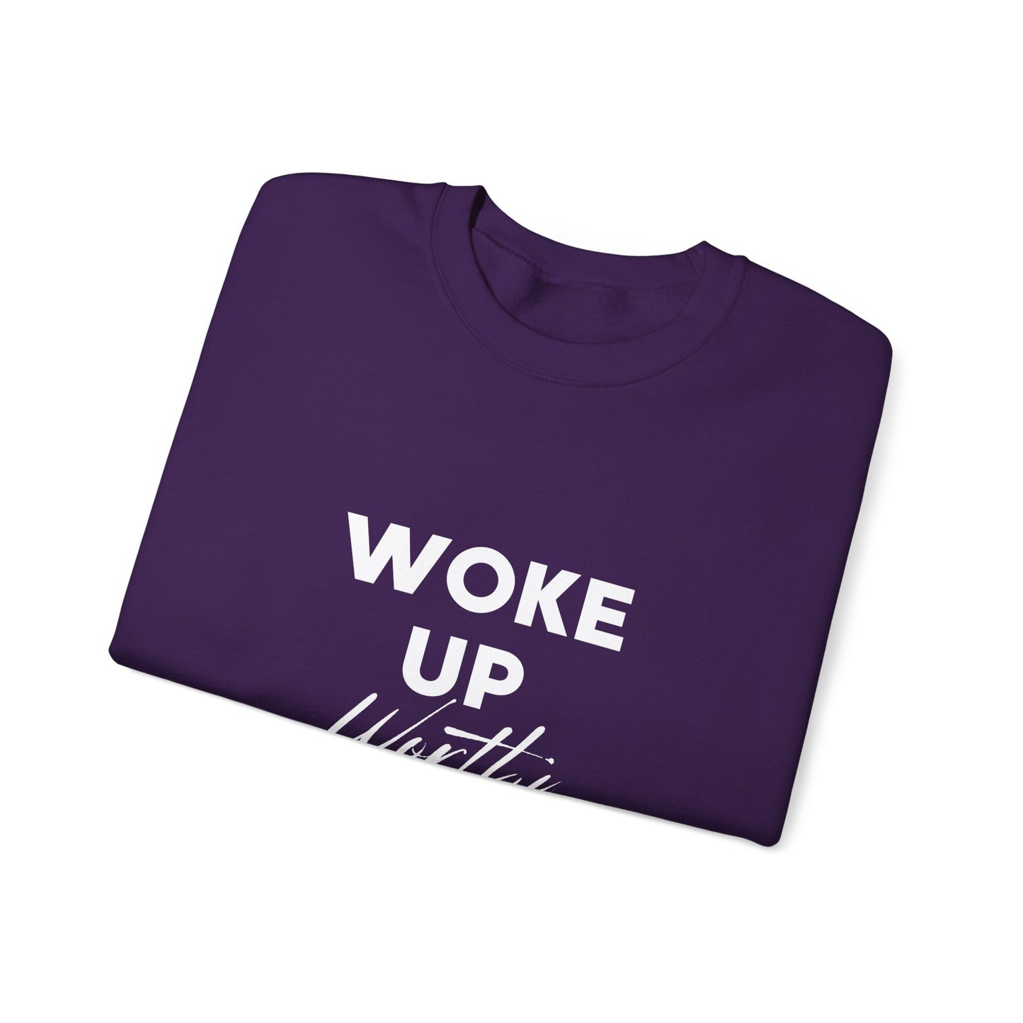 Woke up Worthy Unisex Heavy Blend™ Crewneck Sweatshirt