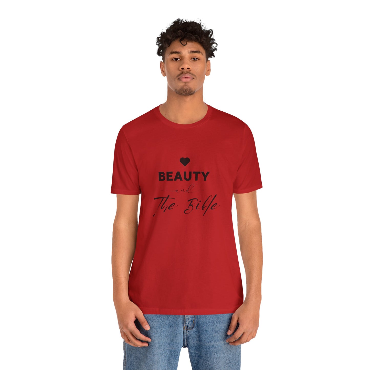 Beauty and the Bible Unisex Jersey Short Sleeve Tee