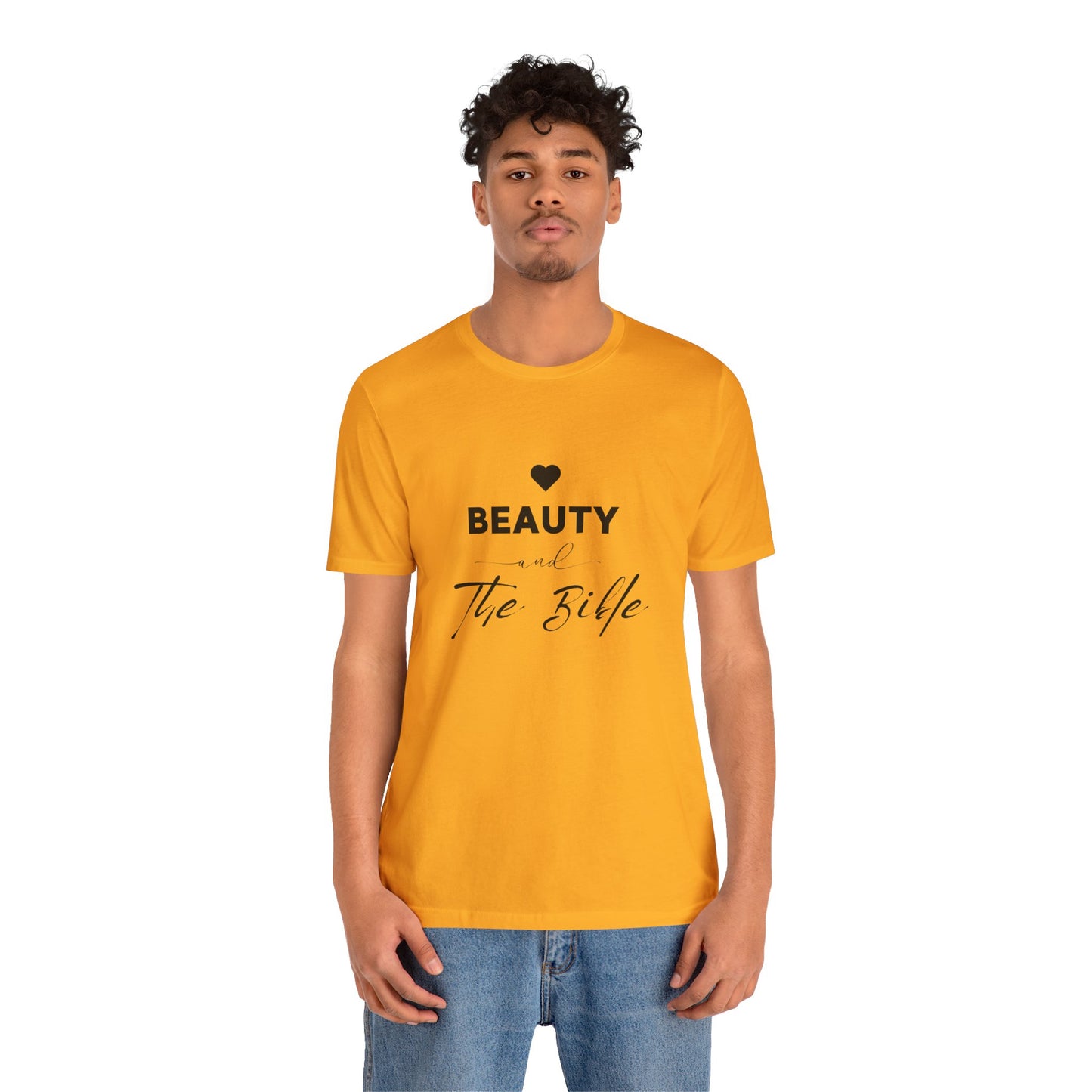 Beauty and the Bible Unisex Jersey Short Sleeve Tee