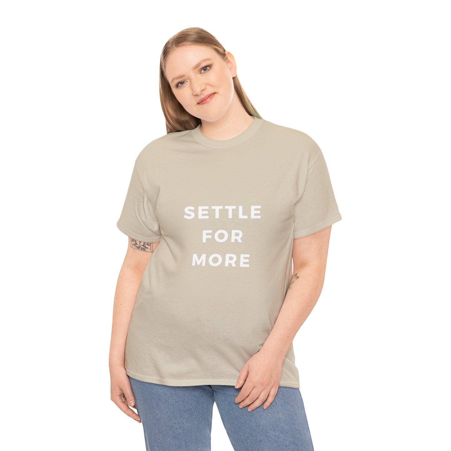 Settle for more Unisex Heavy Cotton Tee