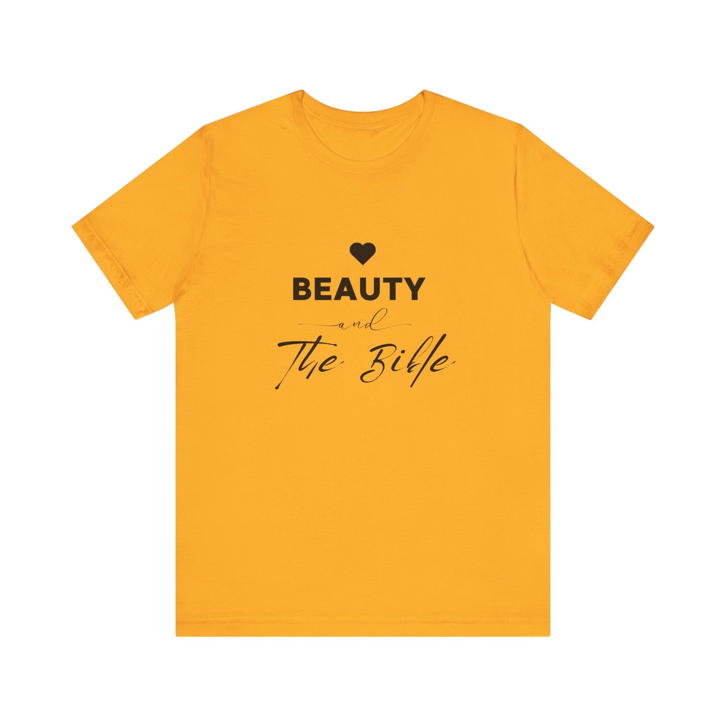 Beauty and the Bible Unisex Jersey Short Sleeve Tee