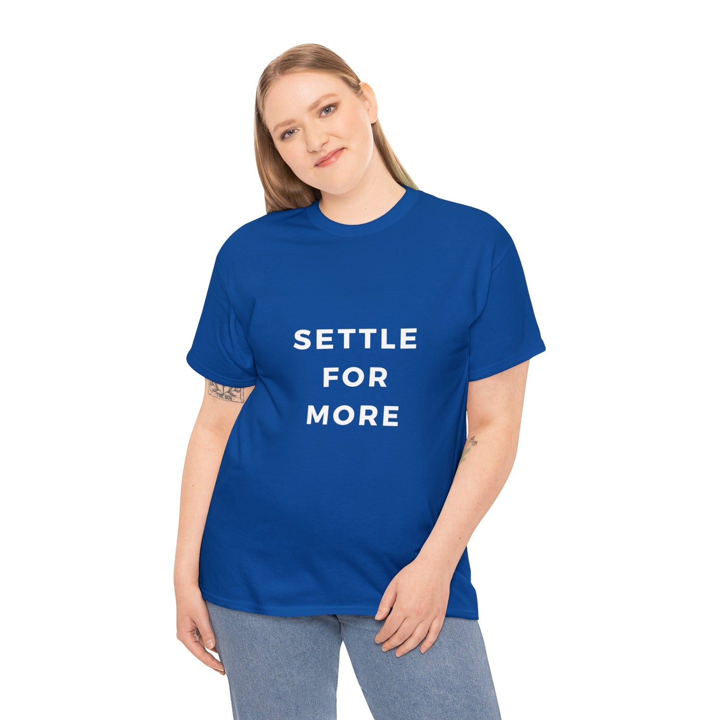 Settle for more Unisex Heavy Cotton Tee