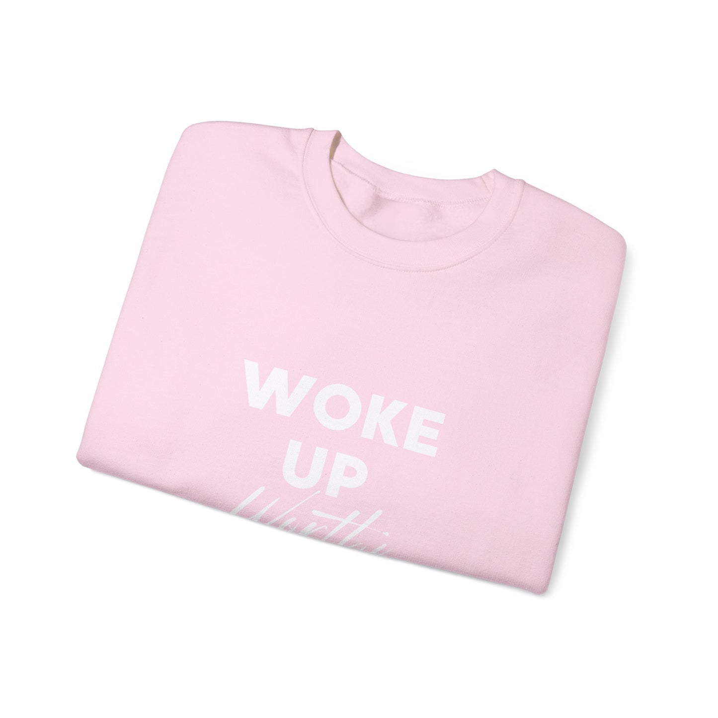 Woke up Worthy Unisex Heavy Blend™ Crewneck Sweatshirt