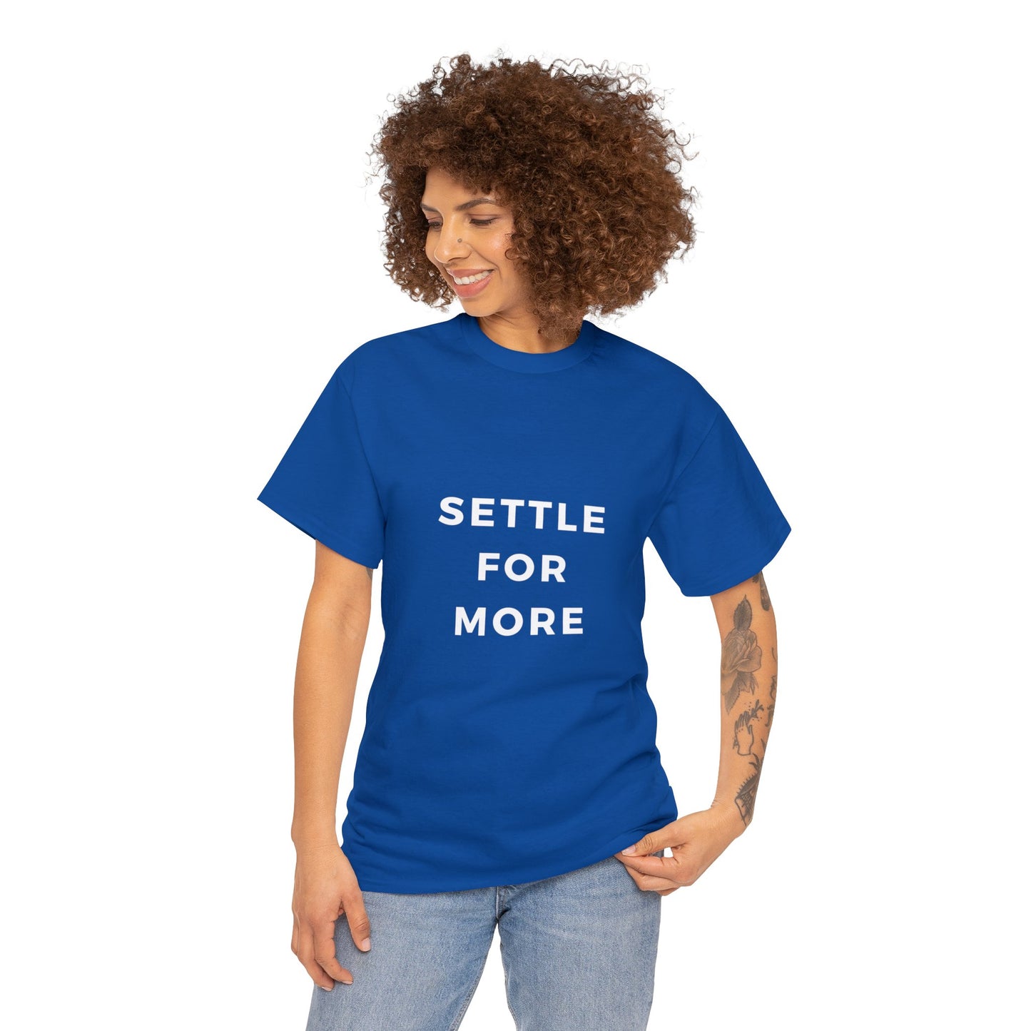 Settle for more Unisex Heavy Cotton Tee
