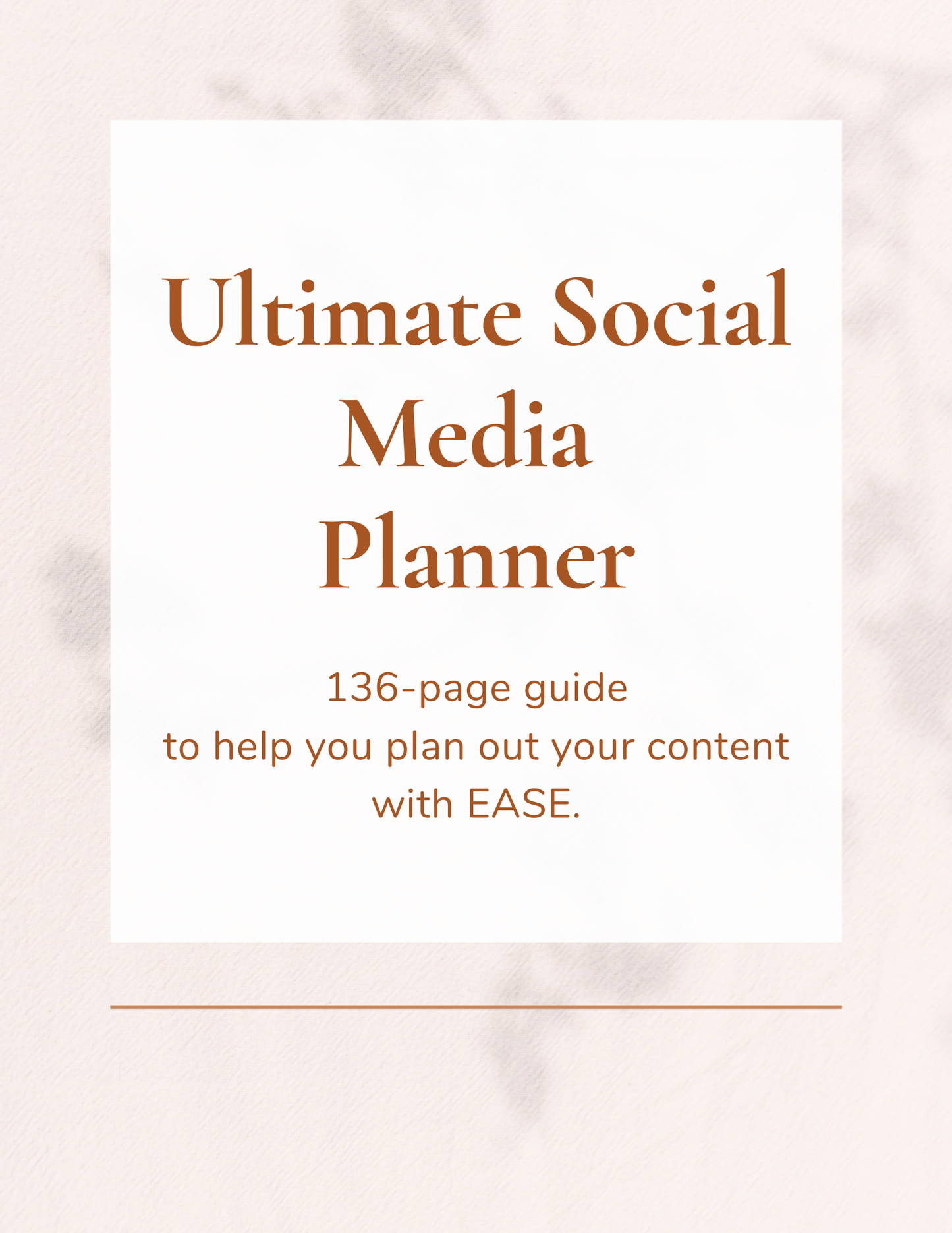 Ultimate social media planner