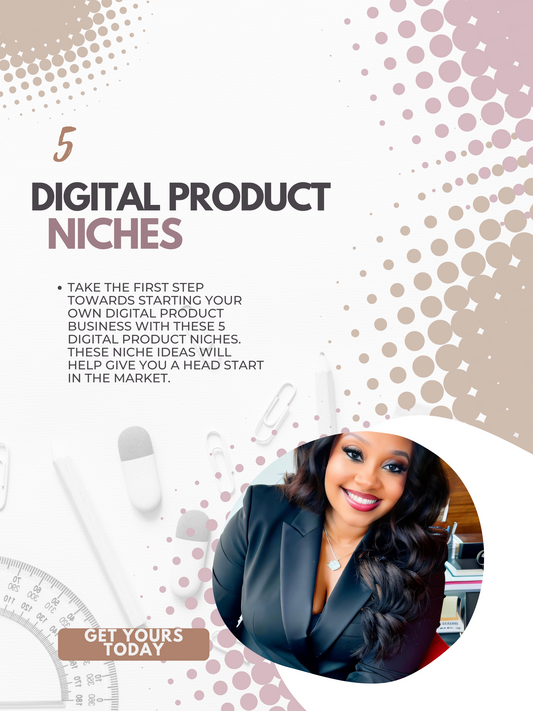 5 Digital  Product Niches  (with resell rights )
