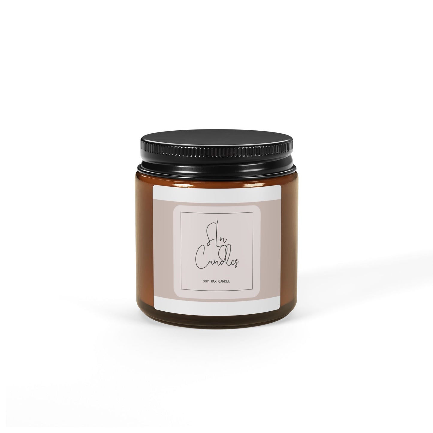 SLN Scented Soy Candle (Multi-Size, Amber Jar)