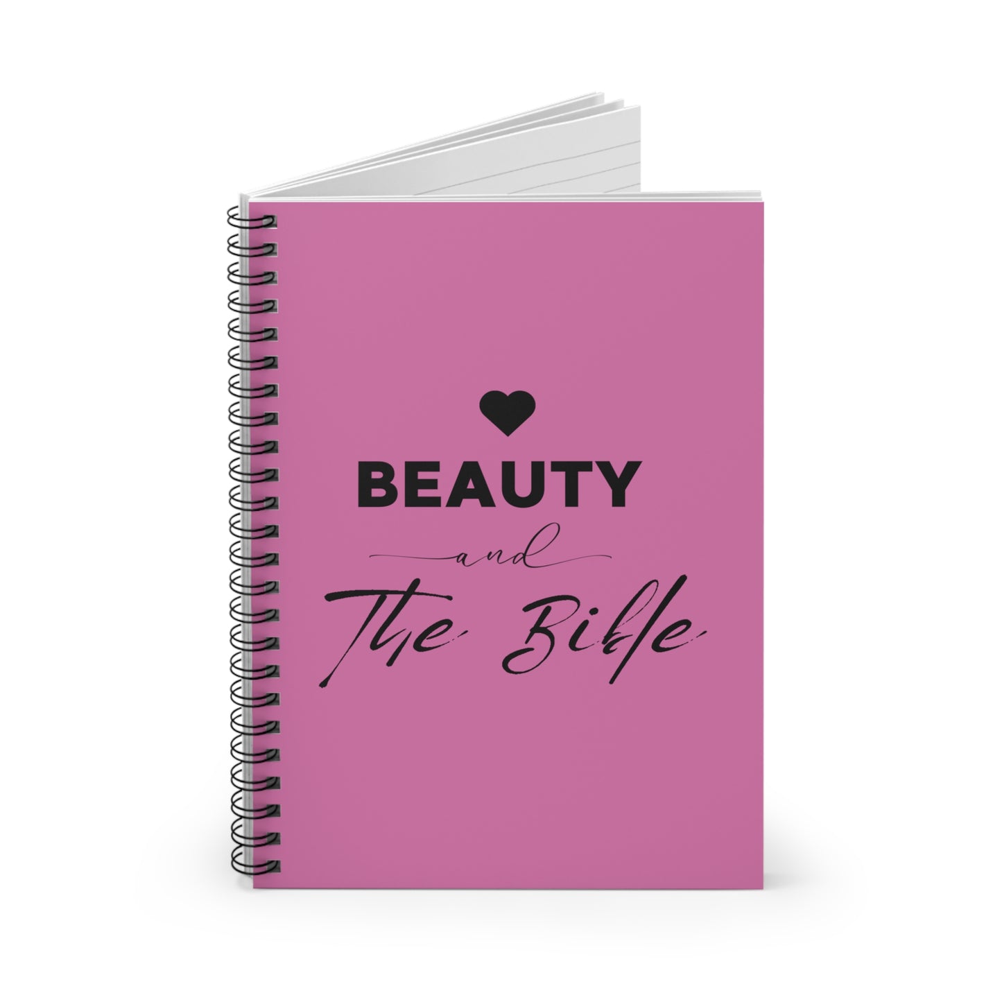 Beauty and the Bible Spiral Notebook - Ruled Line