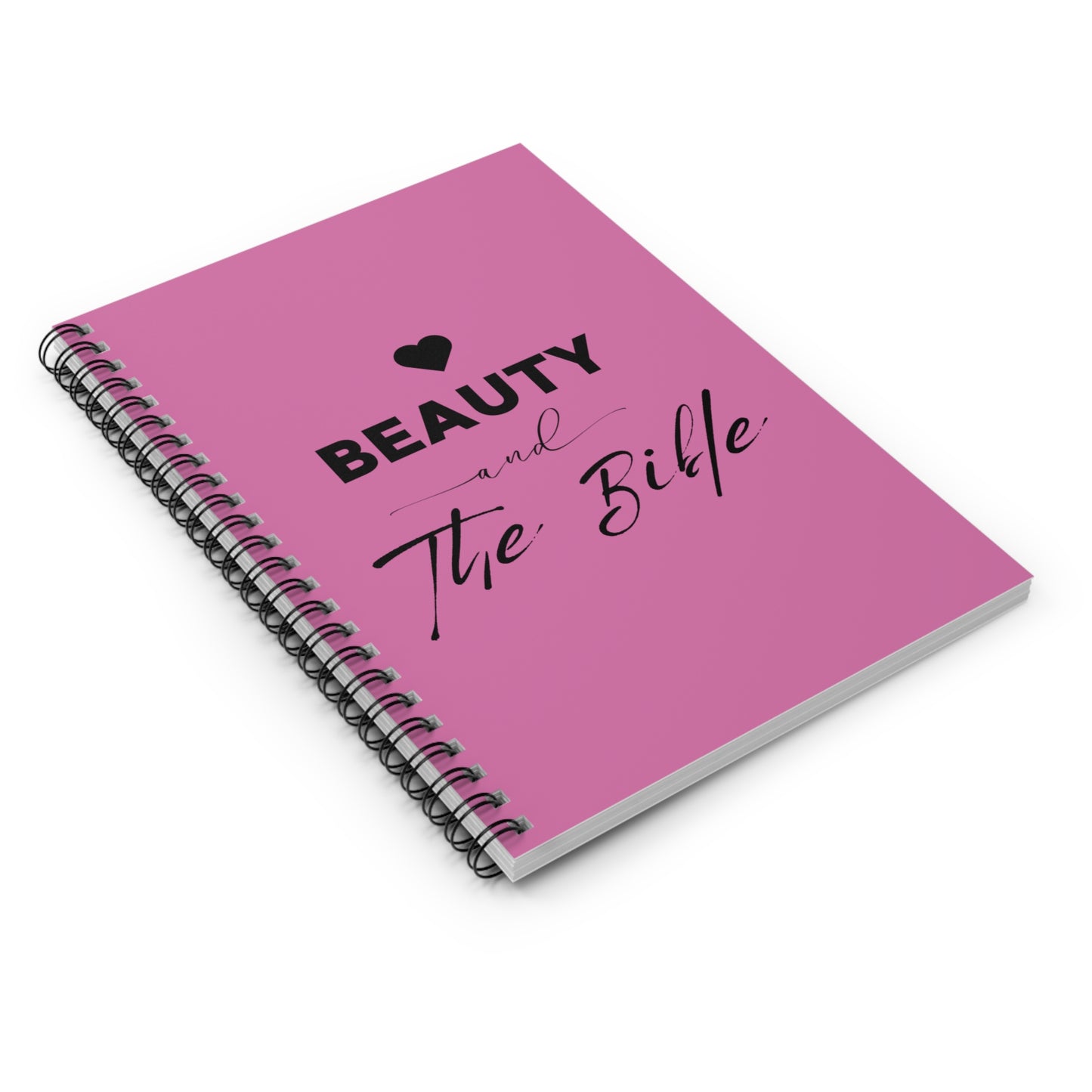 Beauty and the Bible Spiral Notebook - Ruled Line