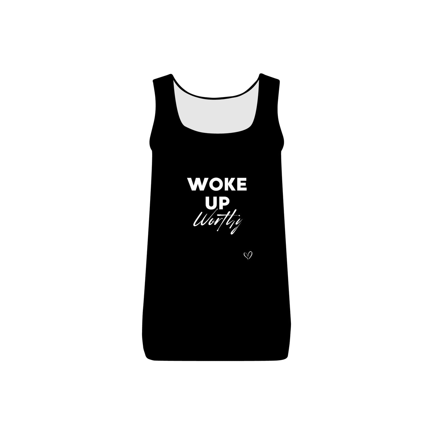 Woke Up Worthy Women's Micro Ribbed Tank