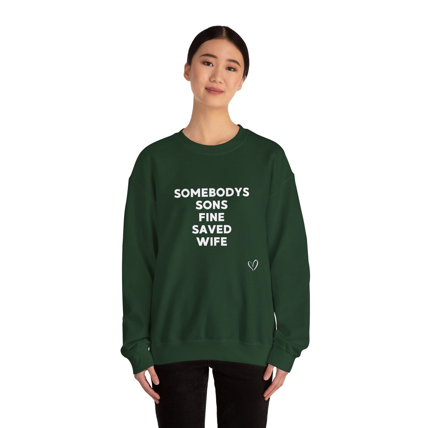 Saved Wife Unisex Heavy Blend™ Crewneck Sweatshirt